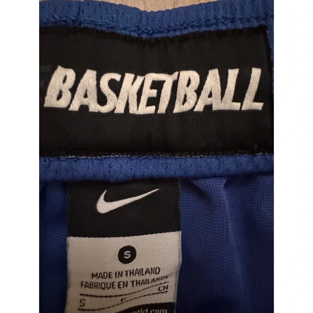 Nike‎ Basketball Mesh Shorts Men's S Royal Blue Blockette Gorpcore Athletic EUC